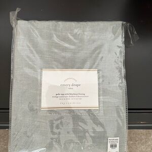 Pottery Barn Emery Drape in Soft Gray